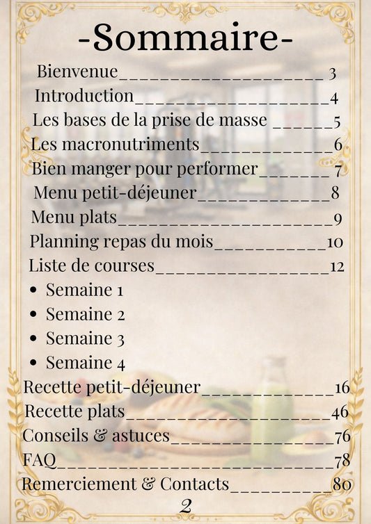Prise de masse durable – 60 recettes sportives