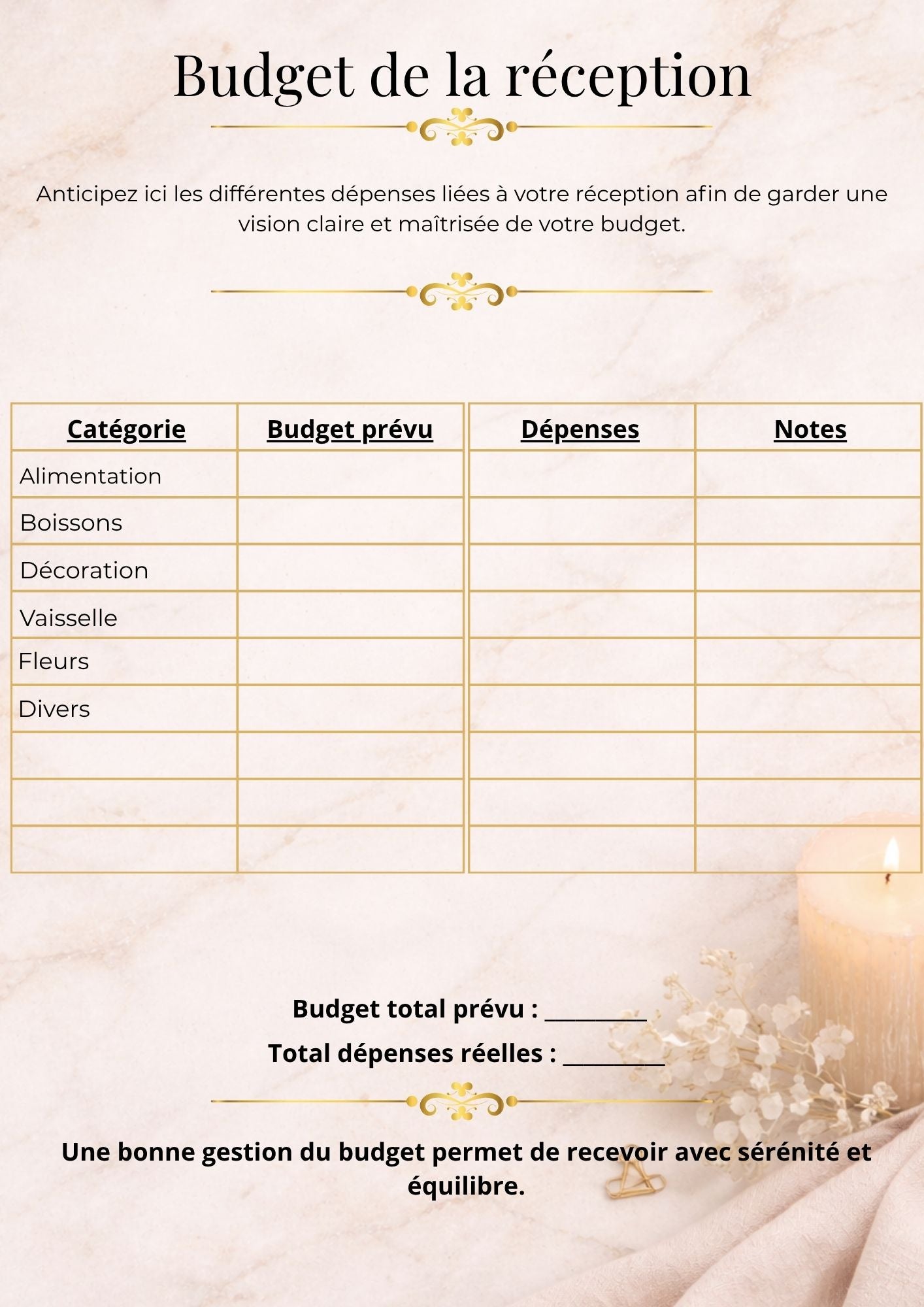 L’Art de Recevoir – Édition Héritage + Planner Offert | Organisez des Réceptions Élégantes & Sans Stress