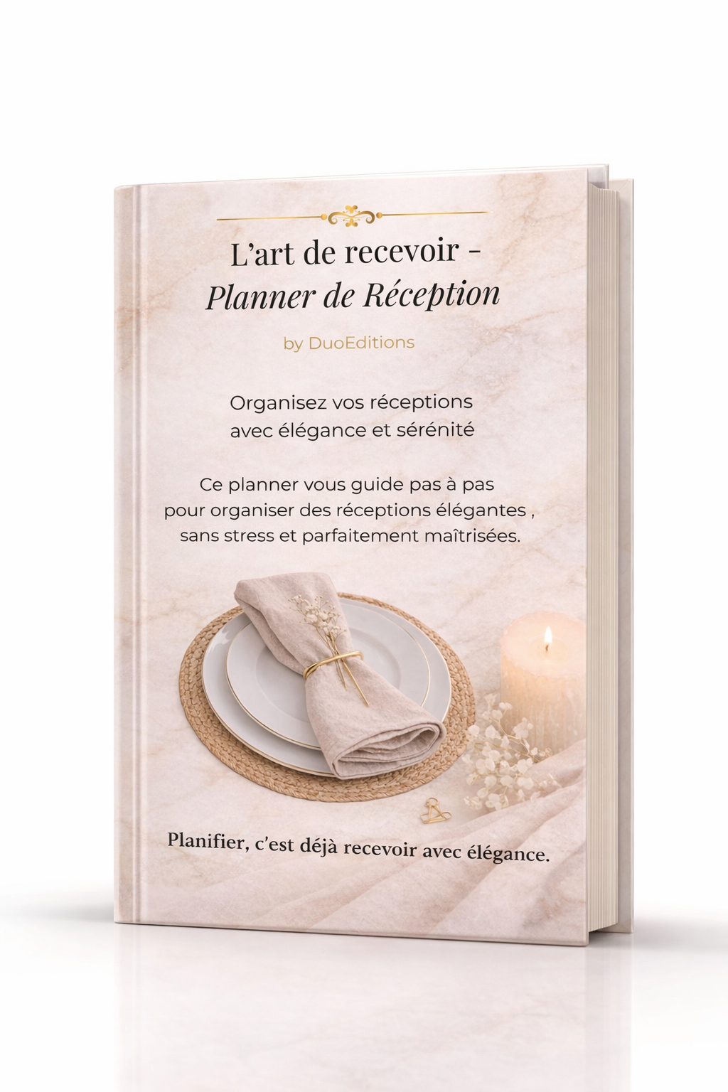 L’Art de Recevoir – Édition Héritage + Planner Offert | Organisez des Réceptions Élégantes & Sans Stress