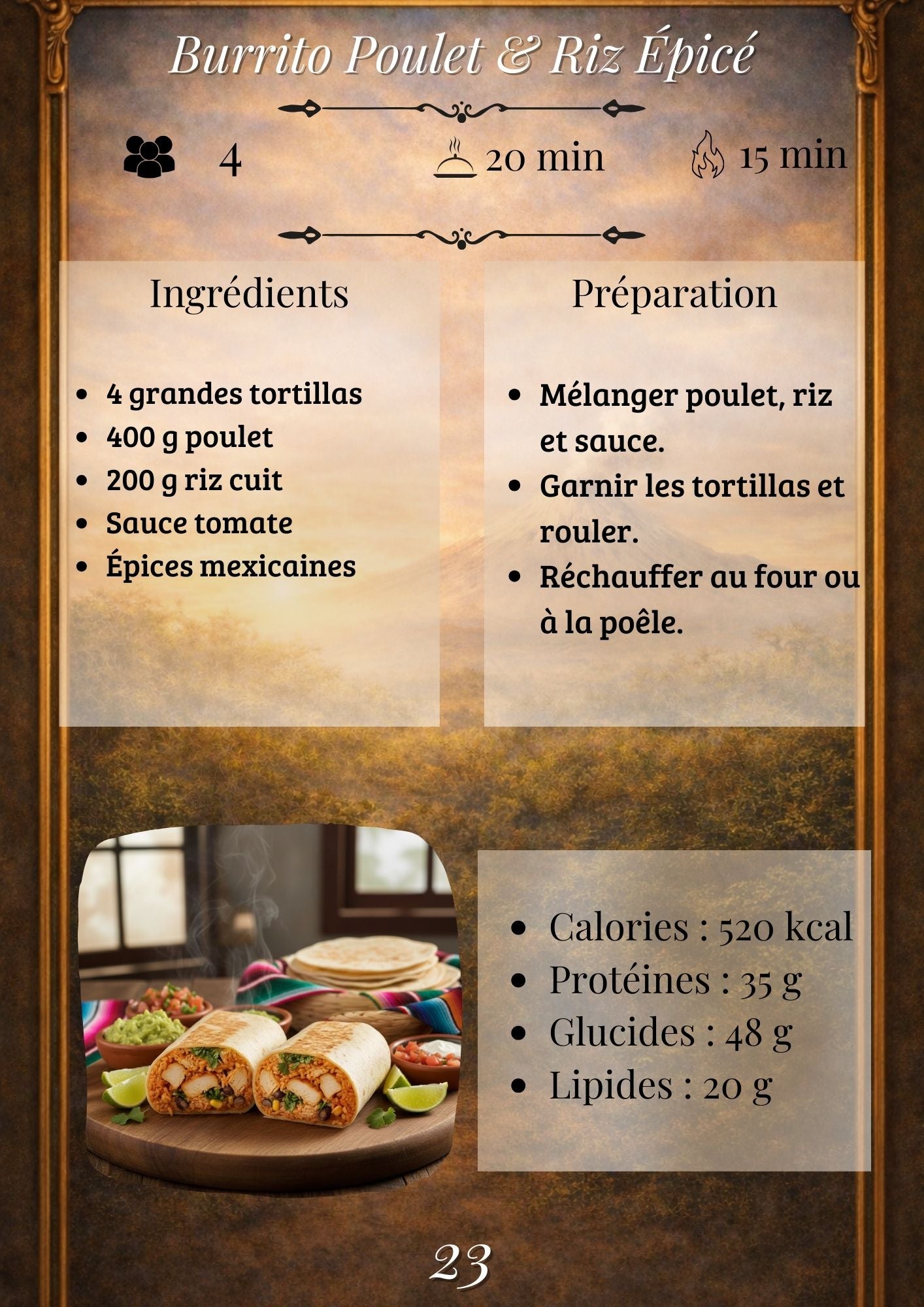 eBook Saveurs Mexicaines - (format PDF)