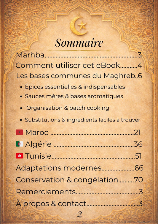 Saveurs du Maghreb – 45 recettes du Maroc, d’Algérie et de Tunisie