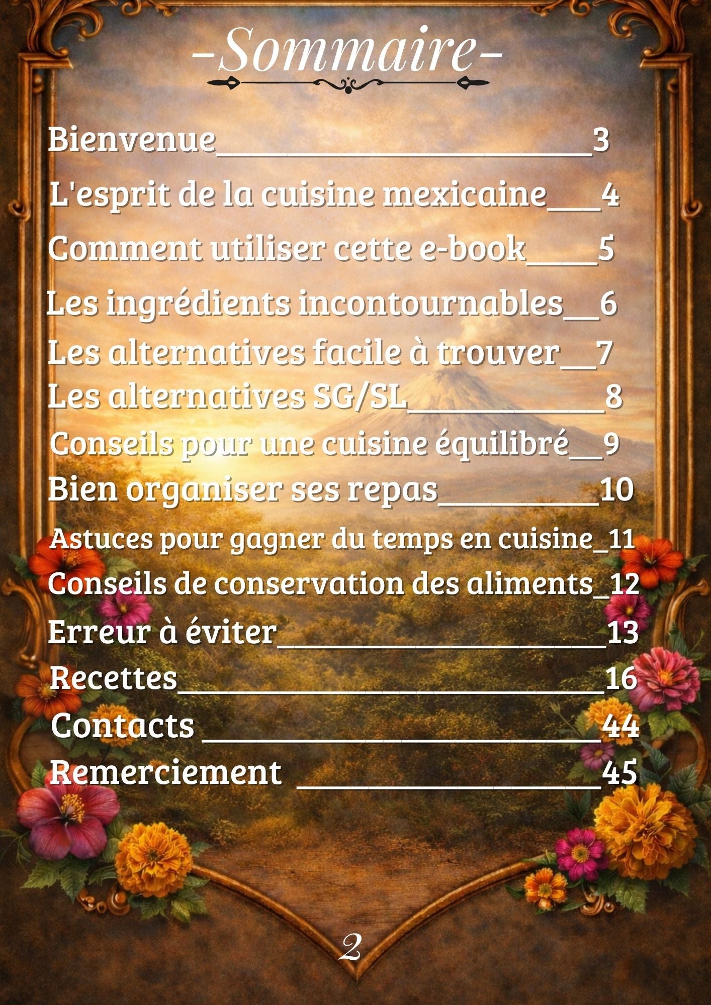 eBook Saveurs Mexicaines - (format PDF)